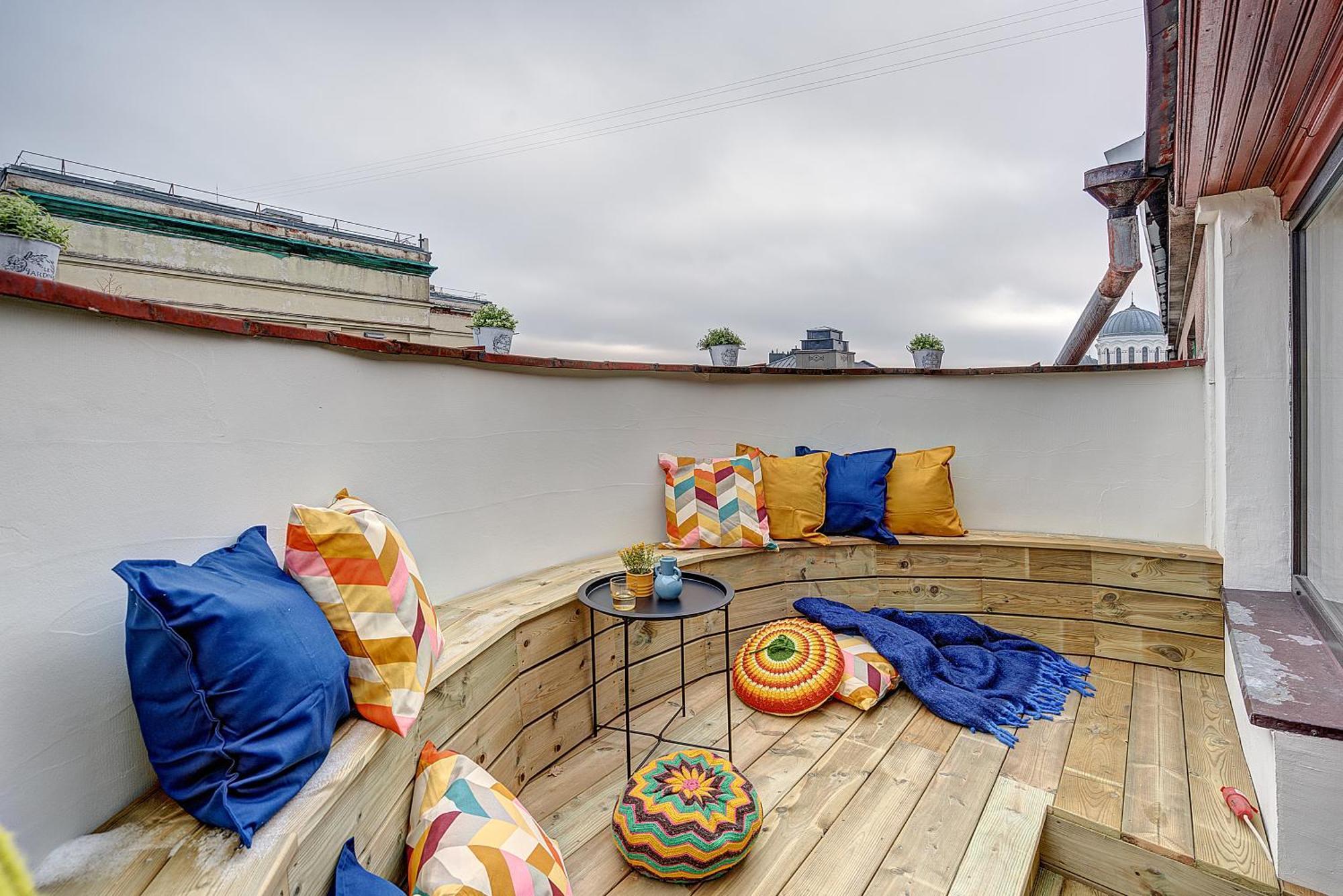 Funky Penthouse City Center Kaunas Zimmer foto